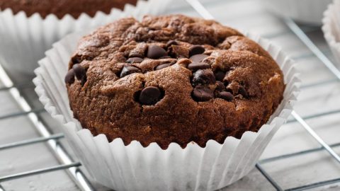 Muffins de Gotas de Chocolate