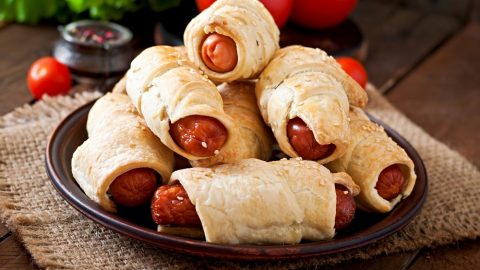 Rollitos de Salchicha al Horno