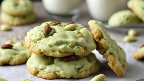 Galletas de Pudín de Pistacho