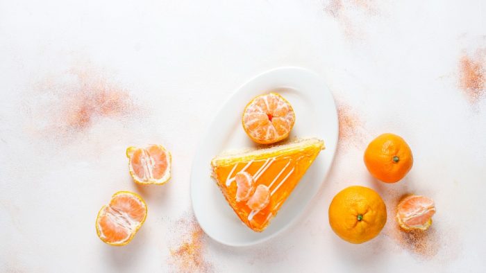 Pastel de Naranja y Crema